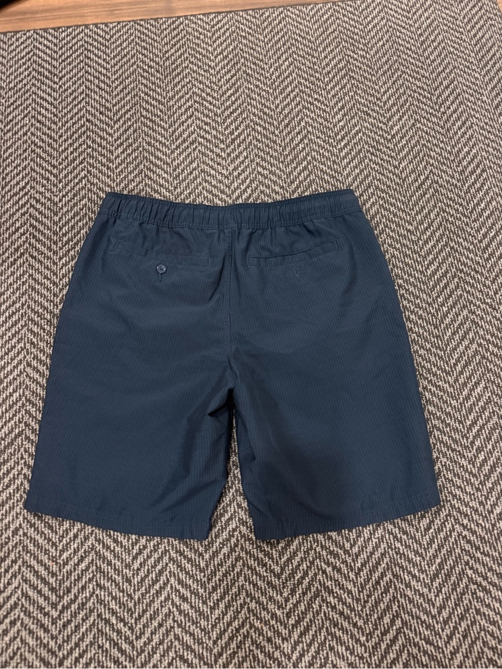 Hang Ten Men's Navy Elastic Waist Athletic Shorts - Picture 5 of 7